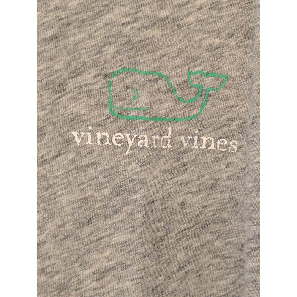 VINEYARD VINES Men's XL Whale Logo Long Sleeve Pocket Tee Gray Cotton‎ Shirt - Picture 4 of 4